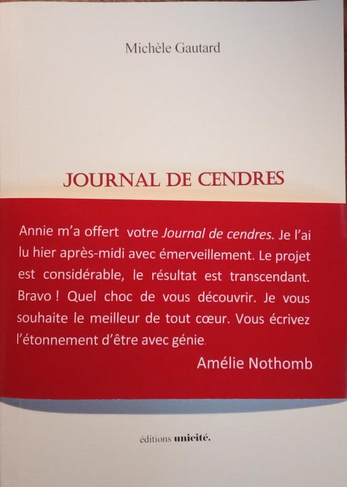 MicheleGautard's tweet photo. Je serai présente, samedi 25 janvier de 16h à 17h30 au Salon du Livre À Part, (Mairie de Saint-Mandé), sur le stand des Editions Unicité -François Mocaër- pour présenter mon livre "Journal de cendres". J'aurais grand plaisir à vous rencontrer. https://t.co/zvQMOMVn5Y