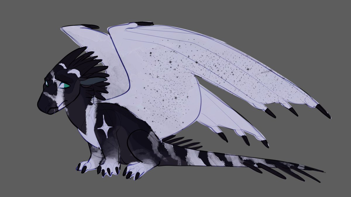 sorenixty's tweet image. i don’t have time to make a good ref so here’s a simplified image of the whiteout #wof #wingsoffire #whiteoutwof #dragon #wofart #wingsoffireart #dragonart #icewing #nightwing