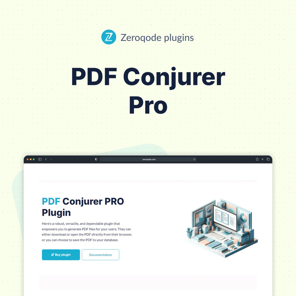 We are excited to announce the launch of PDF Conjurer Pro 3, an upgraded version of our popular PDF Conjurer plugin 🤩

This enhanced version offers powerful new features and customization options that allow you to generate professional PDFs with ease.

Check live demo 👉