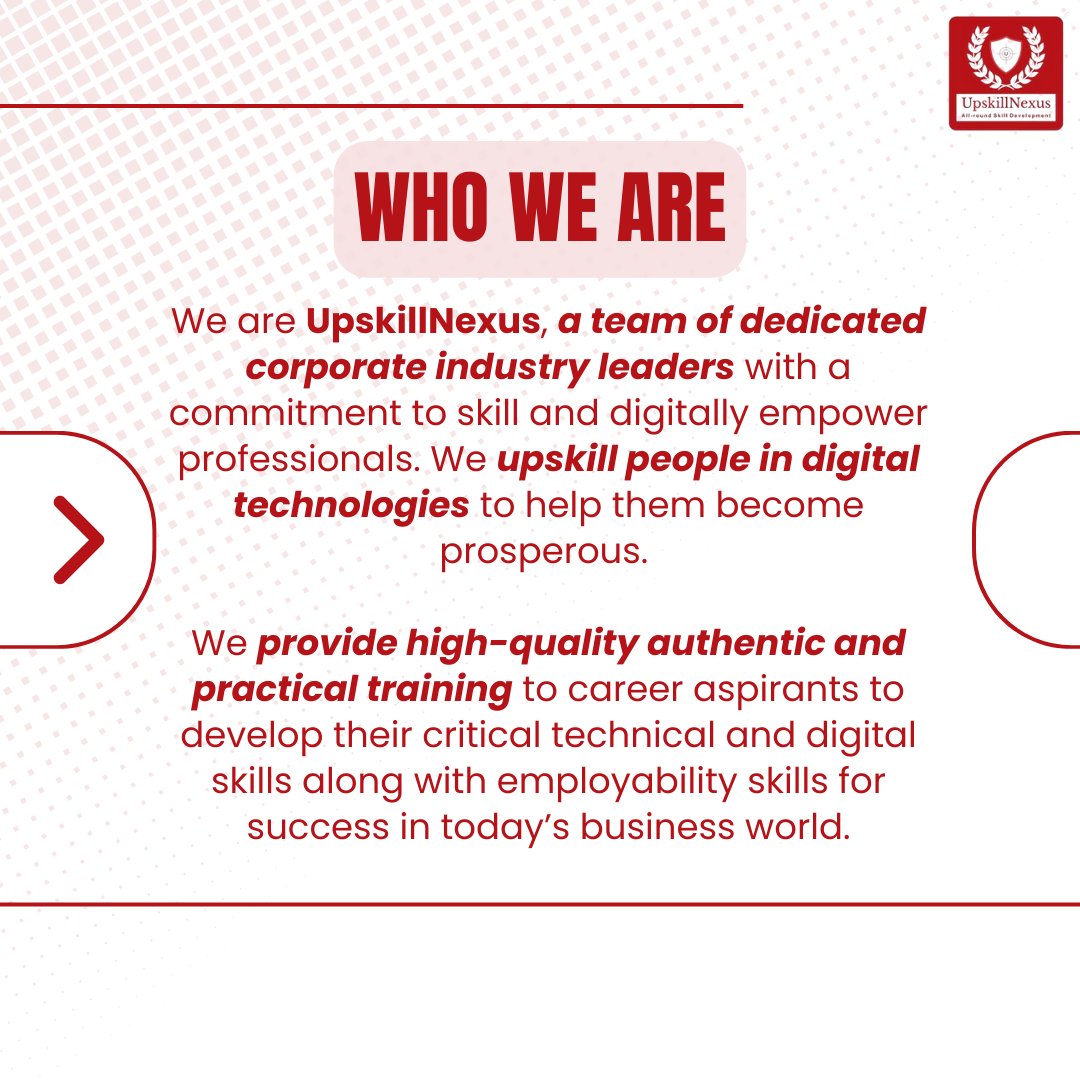 upskillnexus's tweet photo. UpskillNexus has been around for a year, crafting the right course content for individuals to understand what the industry needs. 

Here is all the WHO, WHAT and HOW you need to know.
(1/2) https://t.co/IL8pM747JP