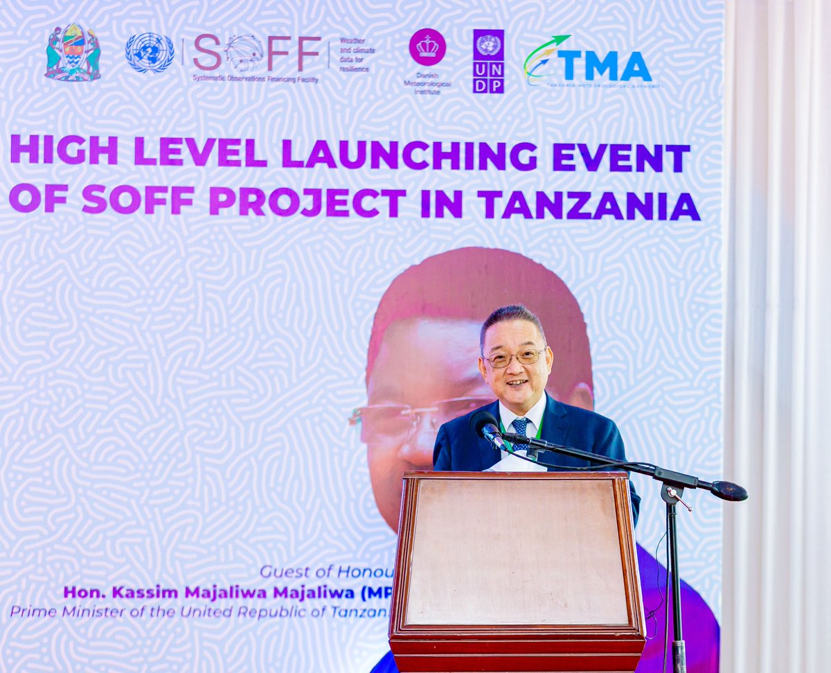 Ladislaus Chang'a (@changa601) on Twitter photo Great and Historical Launching of SOFF <a href="/SOFFTanzania/">SOFFTanzania</a> in Tanzania with commitment and determination to close observation gaps, strengthenin climate services and GBON compliance @SOFF <a href="/undptz/">UNDP Tanzania</a> , <a href="/WMO/">World Meteorological Organization</a> strengthening collaboration between TMA, UNDP, DMI and other stakeholders. Great and Historical Launching of SOFF <a href="/SOFFTanzania/">SOFFTanzania</a> in Tanzania with commitment and determination to close observation gaps, strengthenin climate services and GBON compliance @SOFF <a href="/undptz/">UNDP Tanzania</a> , <a href="/WMO/">World Meteorological Organization</a> strengthening collaboration between TMA, UNDP, DMI and other stakeholders.