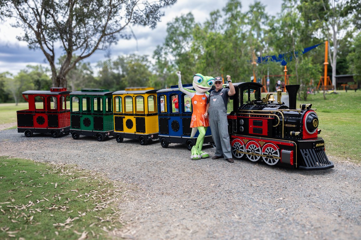 This popular Gold Coast family holiday resort not only has a water park and a heap of fun activities but it now has its own train ride for kids, a new pizza oven and air-conditioned doggie day care! mustdobrisbane.com/weekends-away-…