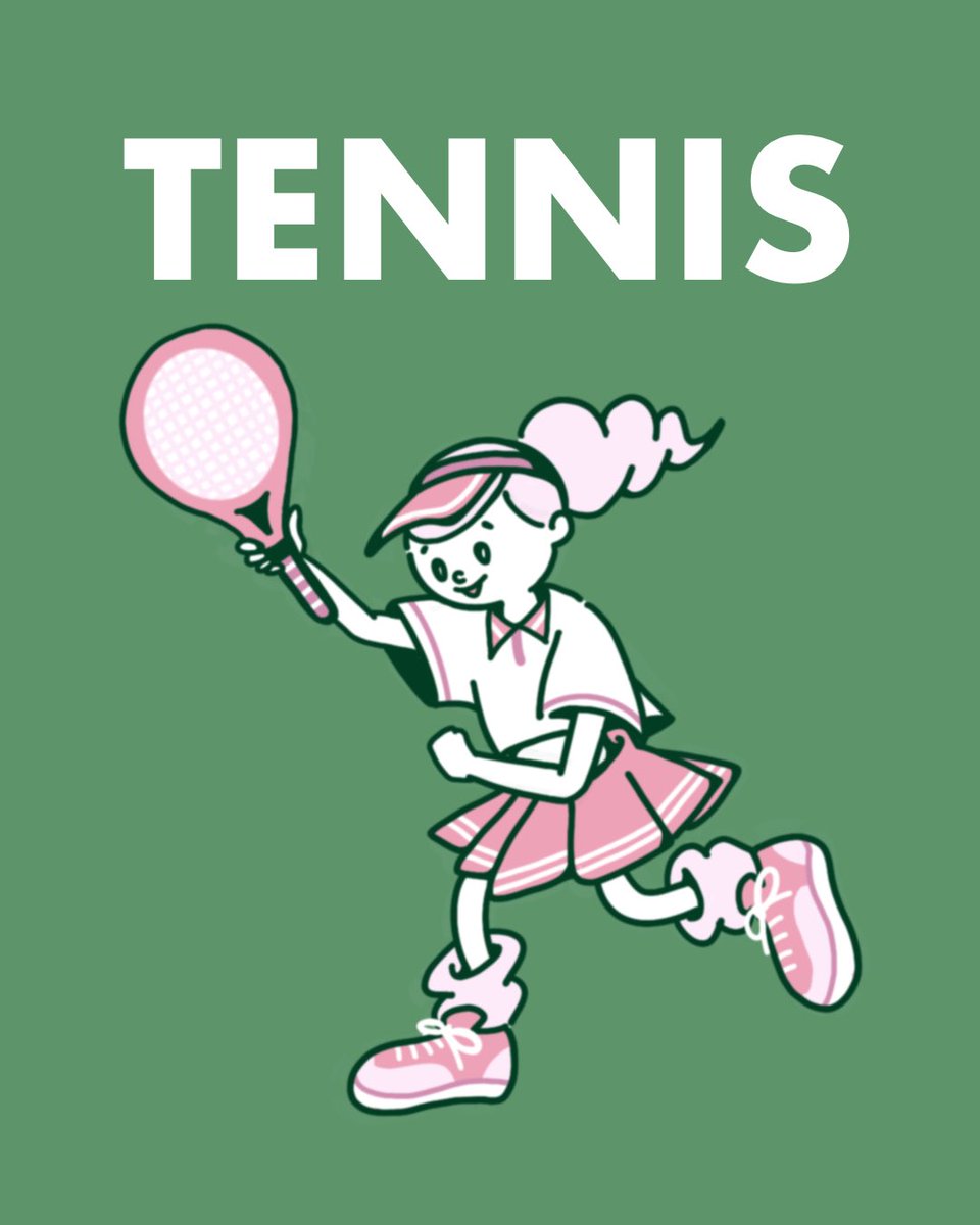 テニス！テニス！テニス！

#イラスト　＃illustrator