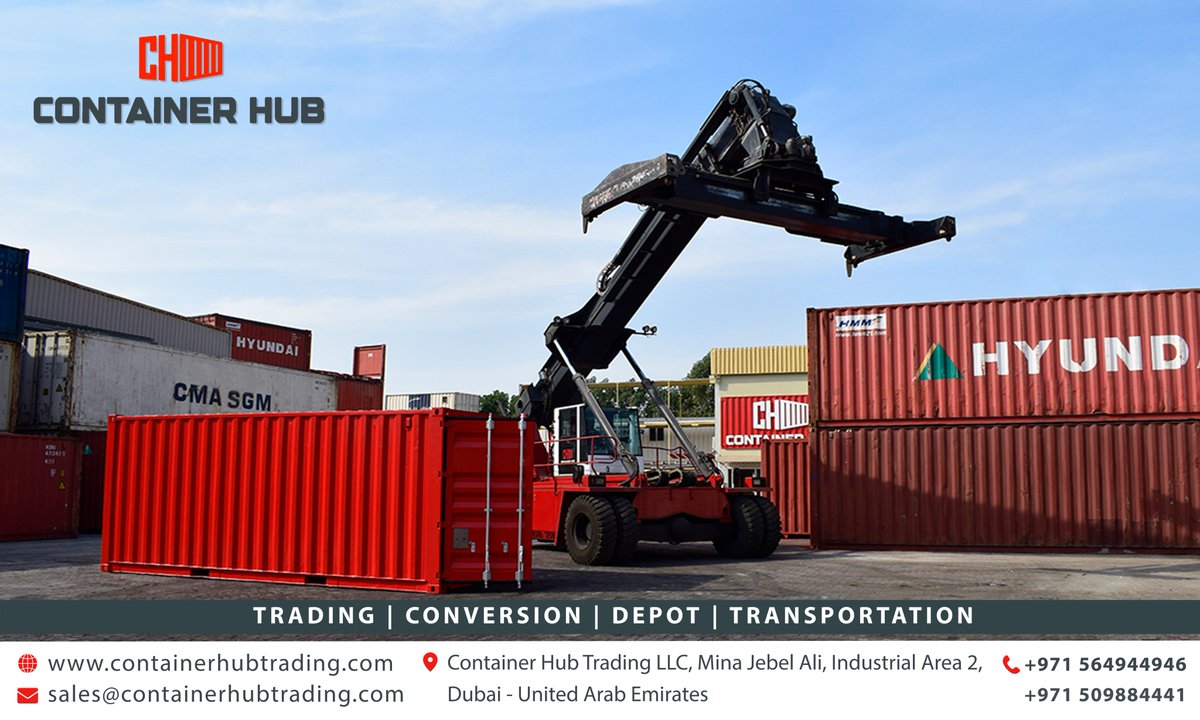 container_hub's tweet photo. Your trusted partner in Container Trading – Container Hub Trading LLC!☎️+971 56 494 4946 ✉️ sales@containerhubtrading.com📍 Jebel Ali Industrial Area 2, Dubai 
#shippingcontainersforsale #usedcontainers #brandnewcontainers #sale #containersforsale #dubai #containermodifications https://t.co/Xu6JSr0i9l
