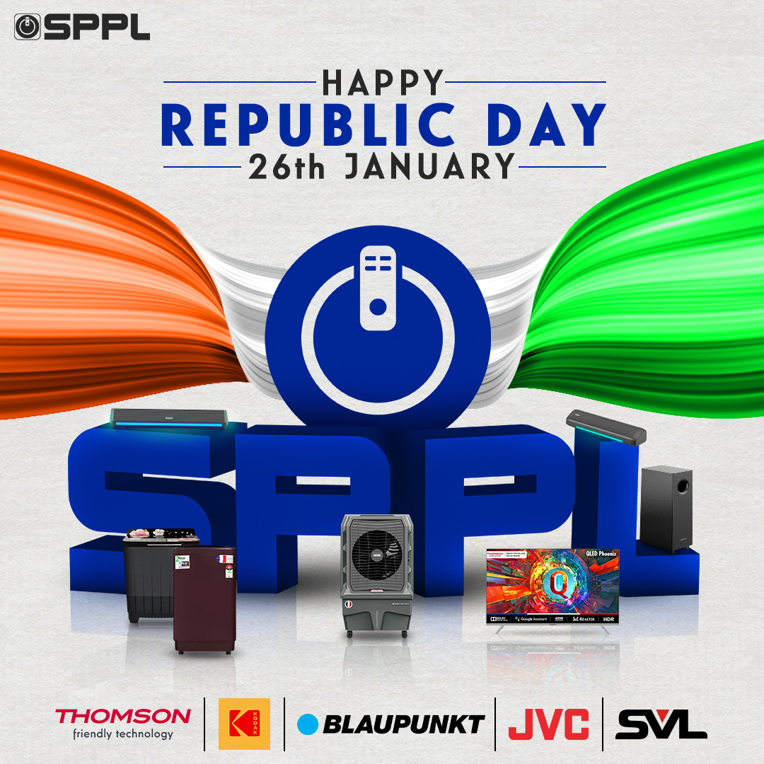 SPlastronics's tweet photo. This Republic Day, celebrate the essence of India with SPPL! Experience the perfect blend of tradition and innovation. 📷📷 #ProudToBeIndian
#RepublicDay #SPPL #CelebrateWithSPPL #IndiaPride #26thJanuary #IncredibleIndia #TraditionAndTechnology https://t.co/kfUQvhlo8f