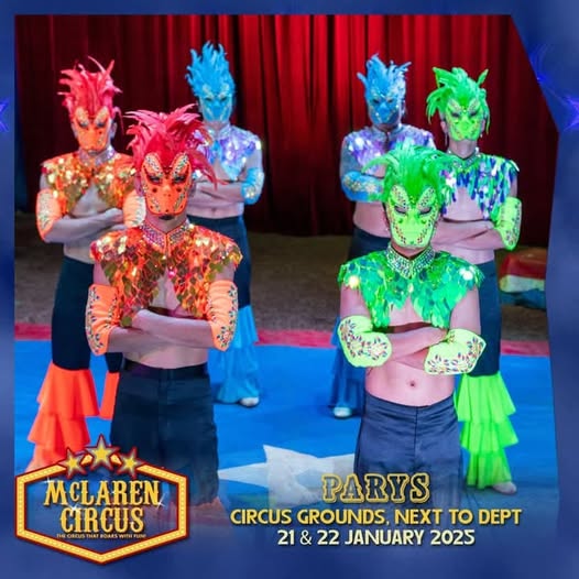 mclarenscircus's tweet photo. For the finest in traditional travel #Circus enjoy
@mclarenscircus Spectacular Show in #Parys Todayπͺππ―π¦π΄πͺπ©π₯³π
π€‘πβ€οΈ
Coming Soon to #Viljoenskroon #Bothaville #Kroonstad #FreeState #FreeStateZA #wedomorewednesdays #GalaxyUnpacked
Buy Tickets Online: https://t.co/Y5XPaa2p2g https://t.co/JsRA6sW6LN