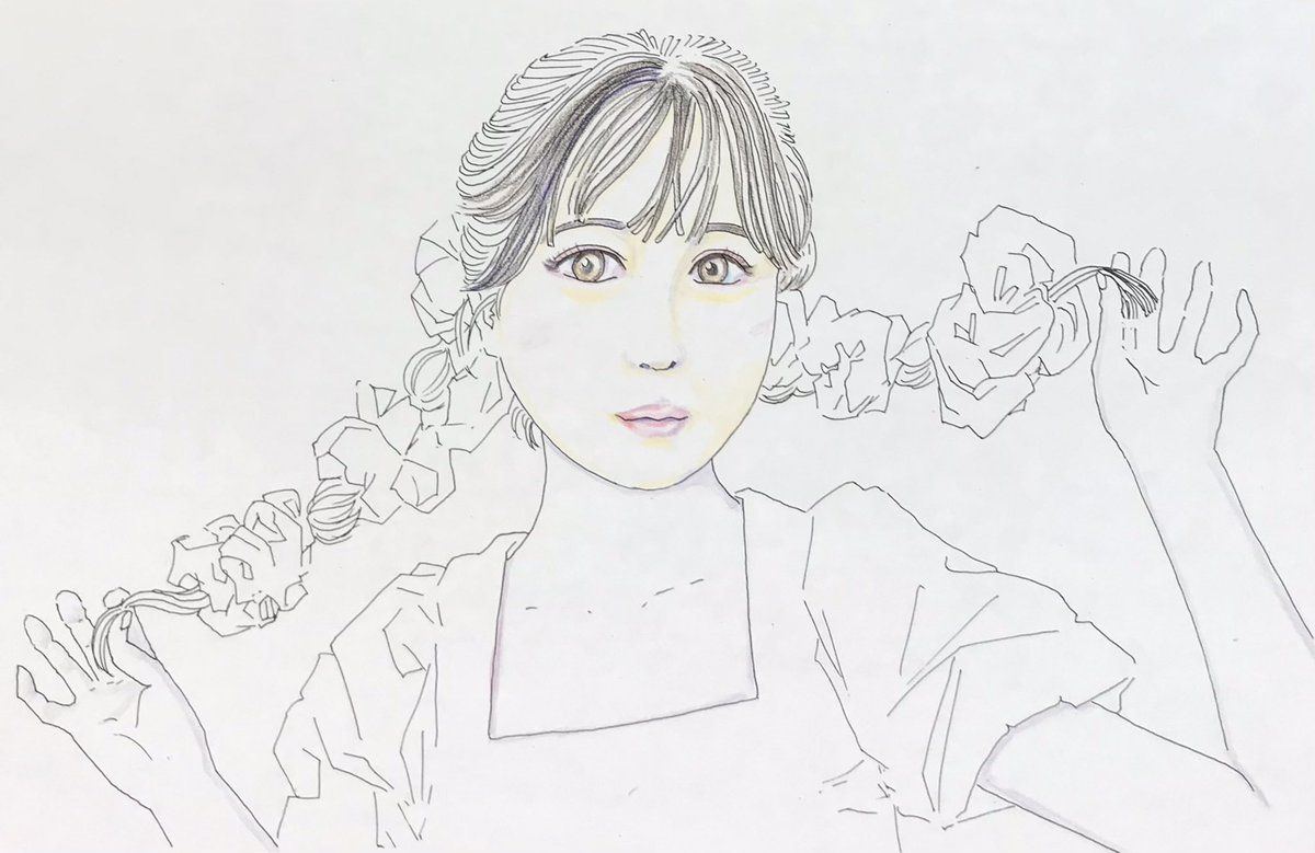 今日の1枚☝️

何か違和感があるな🤔
(そんなのばっかり😆)
今日はここまで(^^)

#お絵描き
#お絵描き好きな人と繋がりたい
#イラスト
#イラスト好きな人と繋がりたい
#illustration