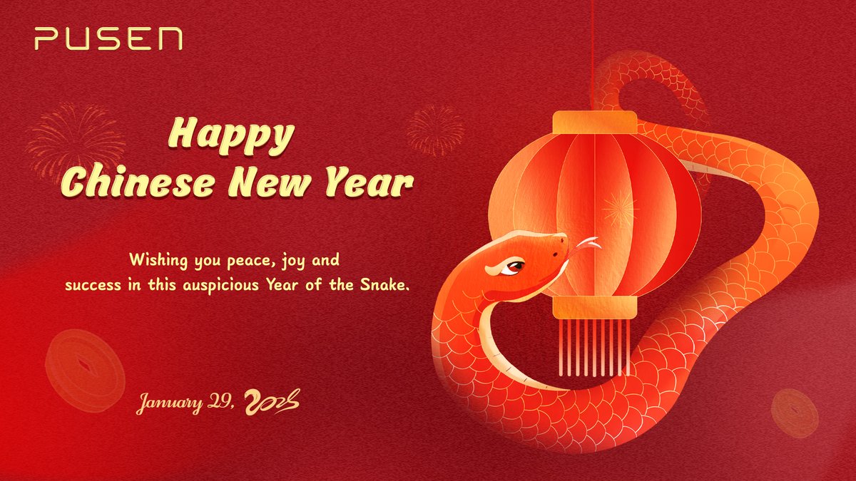 Today is the most grand festival in China - the Lunar New Year. May the Year of the Snake bring you all every success!