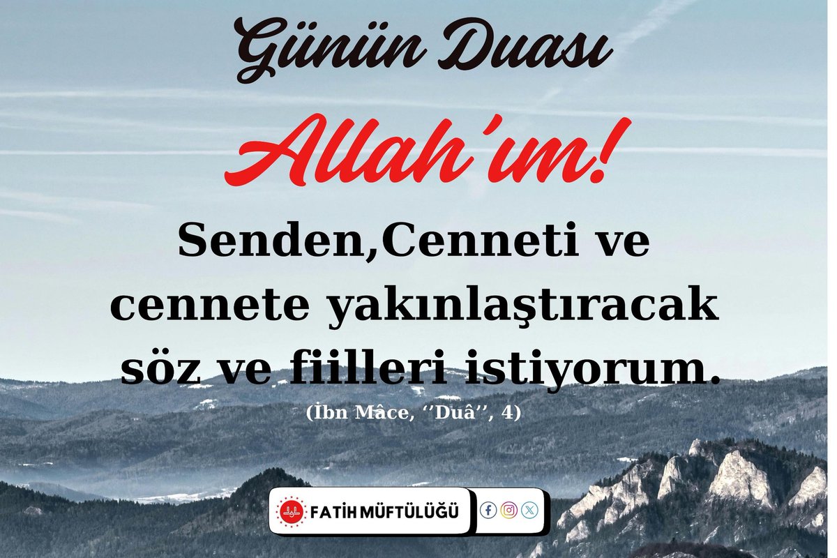 Fatih Müftülüğü (@muftul59172) on Twitter photo 