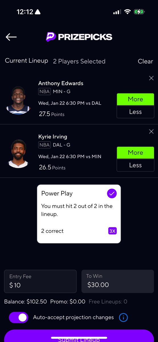 iamDjx3's tweet photo. @PrizePicks You guys changed the payouts after I still couldn’t cancel the slip just getting over on everybody I see😂 https://t.co/6aeeoKsGhE