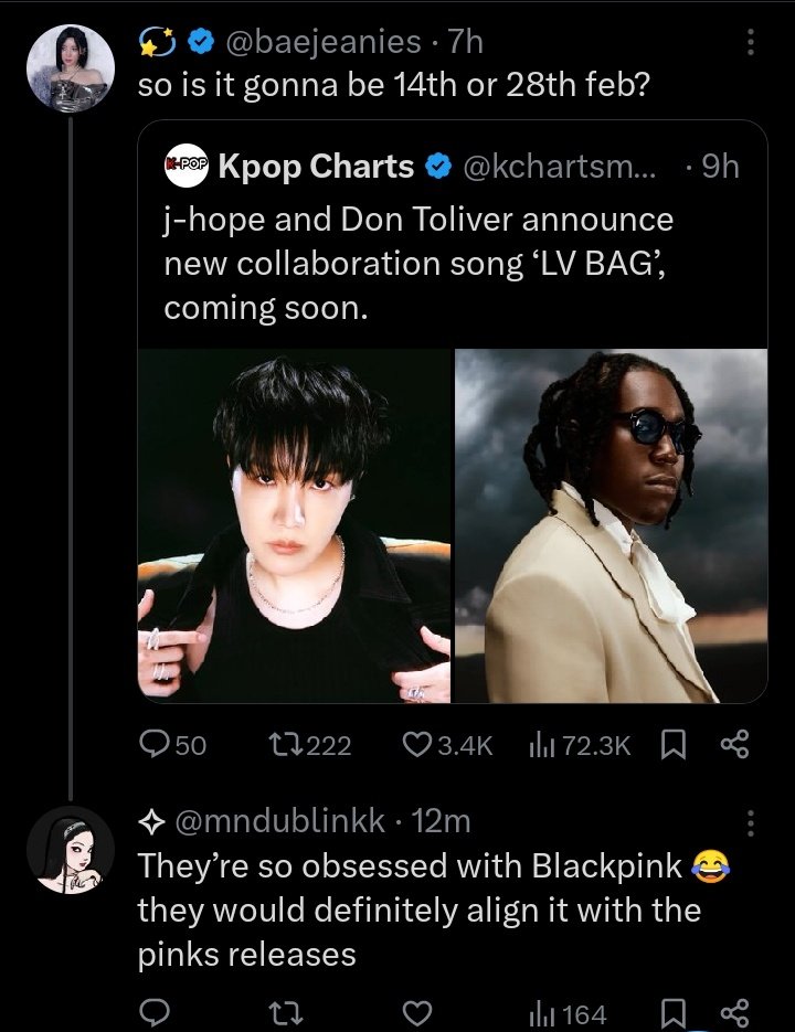 impactjeons's tweet photo. Their favs releasing back to back and they're worrying about jhope😭 https://t.co/VE7F6tqN4L