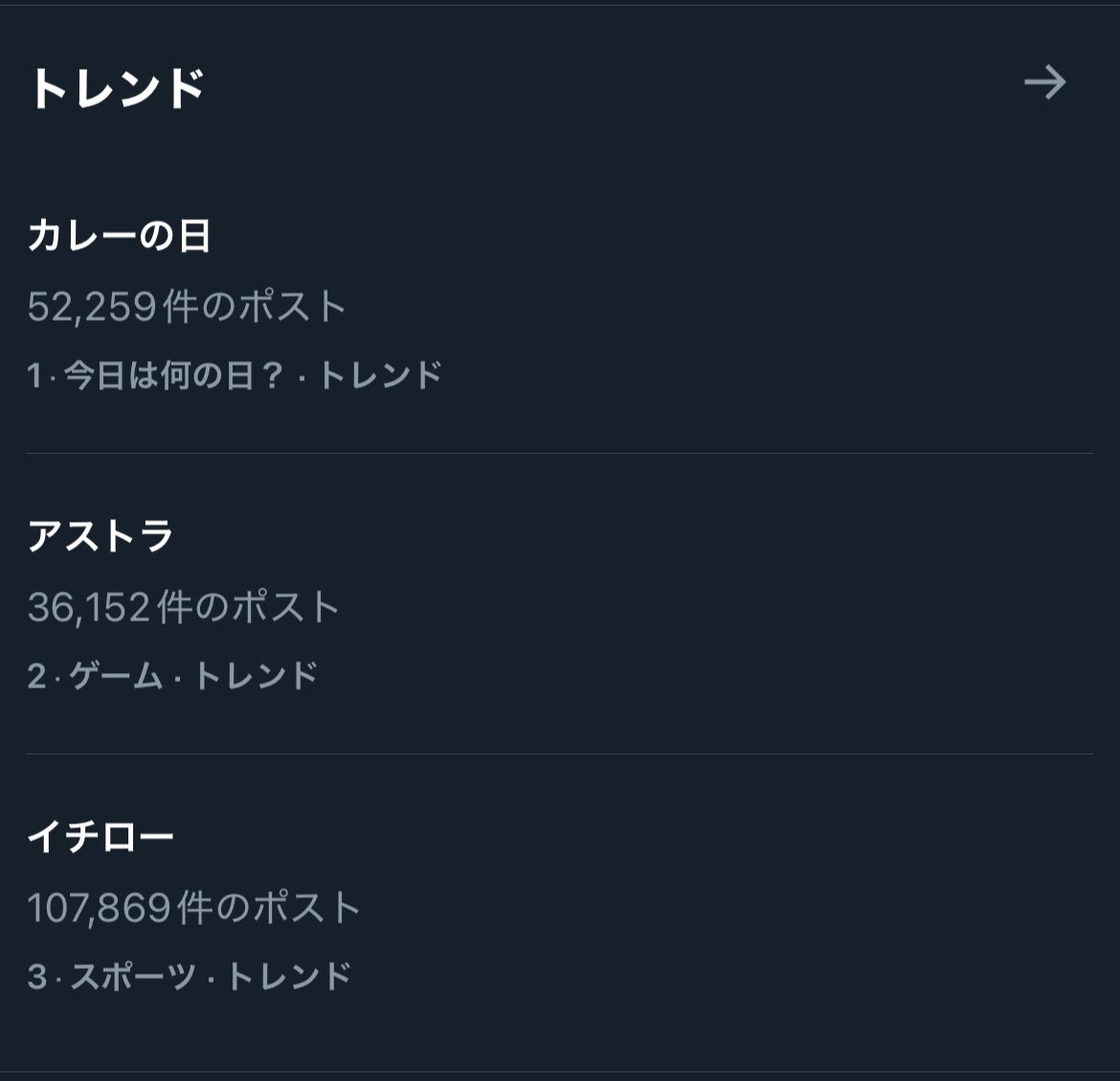 bufferlynch's tweet photo. トレンドに「アストラ」が入っていたが、コッチではなかった。
#ASTLLA https://t.co/T5R05eQxUU