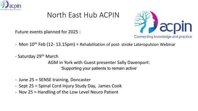 Upcoming events to pencil in your diary <a href="/NorthEastACPIN/">North East ACPIN Hub</a> <a href="/ACPIN_UK/">ACPIN</a>