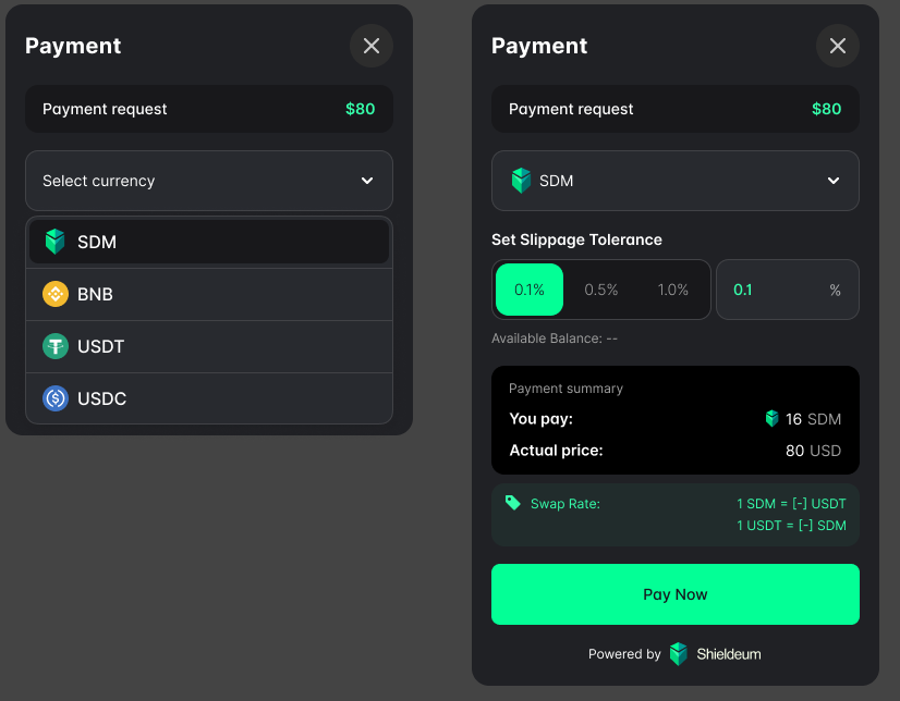 🚀 Sneak Peek Alert!

Giving you insider info before we push it with Ads and KOL's. Introducing: our AI Agent Payment Router called Shieldeum Pay. 

💡 Deployed across all Shieldeum services + available for partner projects.
🌐 Listing AI Agent tokens created on SDM.
🤝