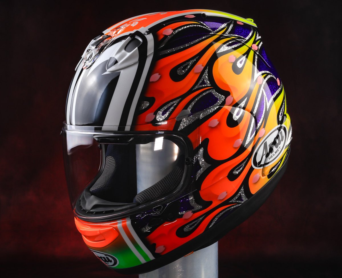 arai RX-7x kustompaint #custompaint #kustompaint #design #art