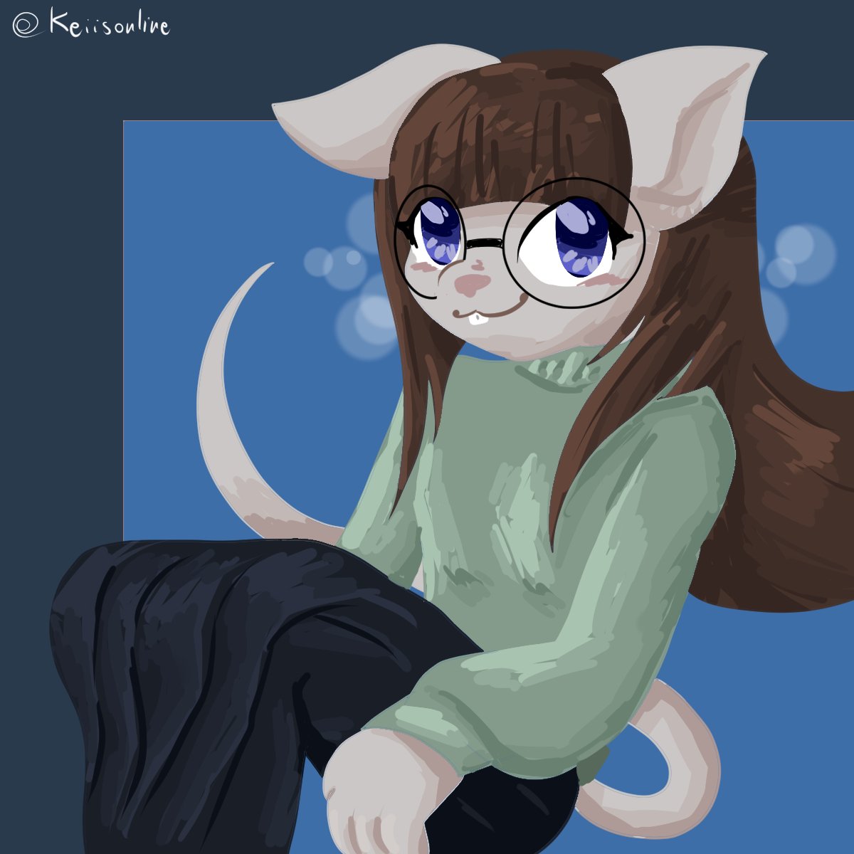 keiisonline's tweet image. art trade with @xyoth_ !!
#furry #furryart