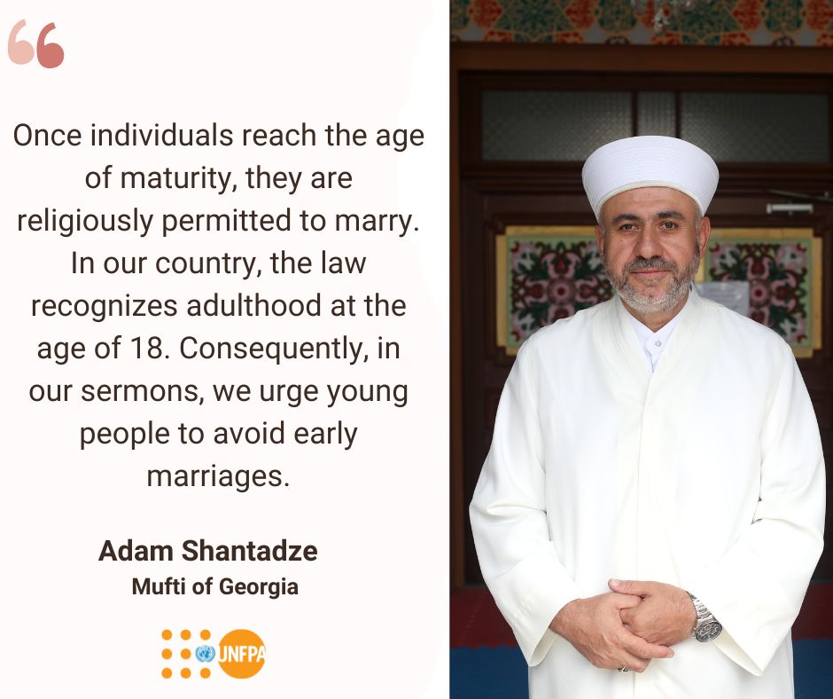 UNFPA Georgia (@unfpageorgia) on Twitter photo Prevention of #ChildMarriage, one of the priorities of #UNFPA, remains a challenge in Georgia amid the deeply rooted social norms. Since 2016, we work with religious leaders to raise awareness of this harmful practice with #PartnersAtCore like <a href="/EUinGeorgia/">EU Delegation Georgia 🇪🇺</a> & <a href="/century_union/">Union Century 21</a>🤝 Prevention of #ChildMarriage, one of the priorities of #UNFPA, remains a challenge in Georgia amid the deeply rooted social norms. Since 2016, we work with religious leaders to raise awareness of this harmful practice with #PartnersAtCore like <a href="/EUinGeorgia/">EU Delegation Georgia 🇪🇺</a> & <a href="/century_union/">Union Century 21</a>🤝