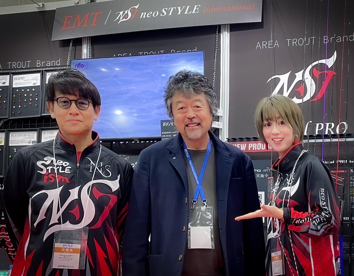 neo773's tweet photo. 😍2025釣りフェス
釣り業界の本当のレジェンド
REVONIKの加藤誠司さんが
neoSTYLEブースにお越しくださいました。
感動!
記念のショット。
#加藤誠司
#REVONIK
#釣りフェス
#2025釣りフェス
#anglerX
#suzune
#バチカレ
#neoTV
#エリアトラウト
#neoSTYLE
#ネオスタイル
#縦釣り
#バチプロ
#EMT
#バーティカルフィッシング
#neostylewebshop
#VARIVAS
#DAIWA
#standFM
#ネオハピ
#パシフィコ横浜