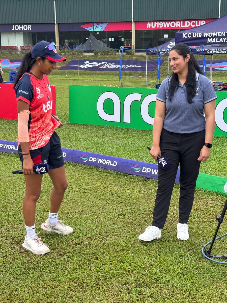 Delighted to be a part of ICC U19 Women ‘s Worldcup yet again. Third ICC  U19 WC all over- can’t be grateful enough. 
Perfect team to kick start the tournament.
#iccu19womenworldcup #Malaysia