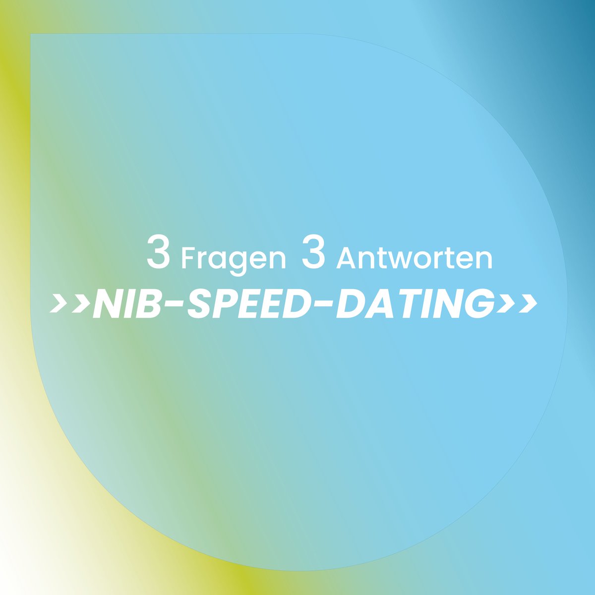 🌿 𝟯 Fragen | 𝟯 Antworten - Das NIB-SPEED-DATING 🌍💨 Erfahren Sie auf LinkedIn mehr über BASINtech, ein NIB-Umsetzungsprojekt, das Nachhaltigkeit in High-Tech-Branchen fördert und innovative Bildungsangebote entwickelt. 👉  lnkd.in/ena2GzKa