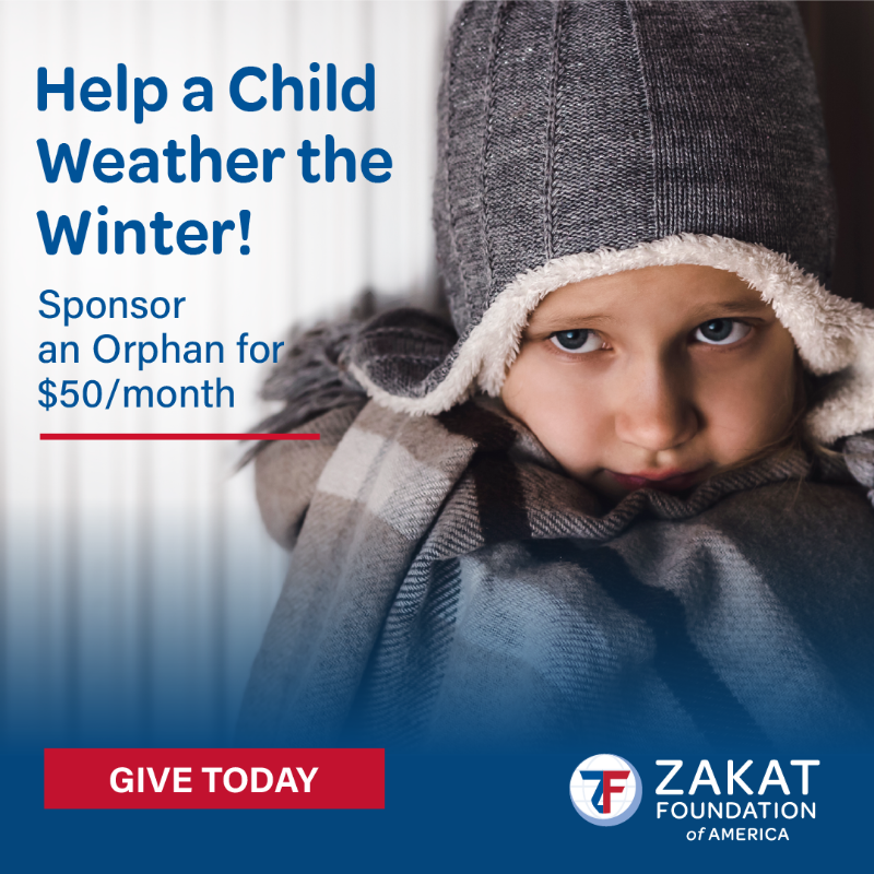 ZakatUS's tweet photo. Provide food, shelter and a promising future to orphaned children with Zakat Foundation.