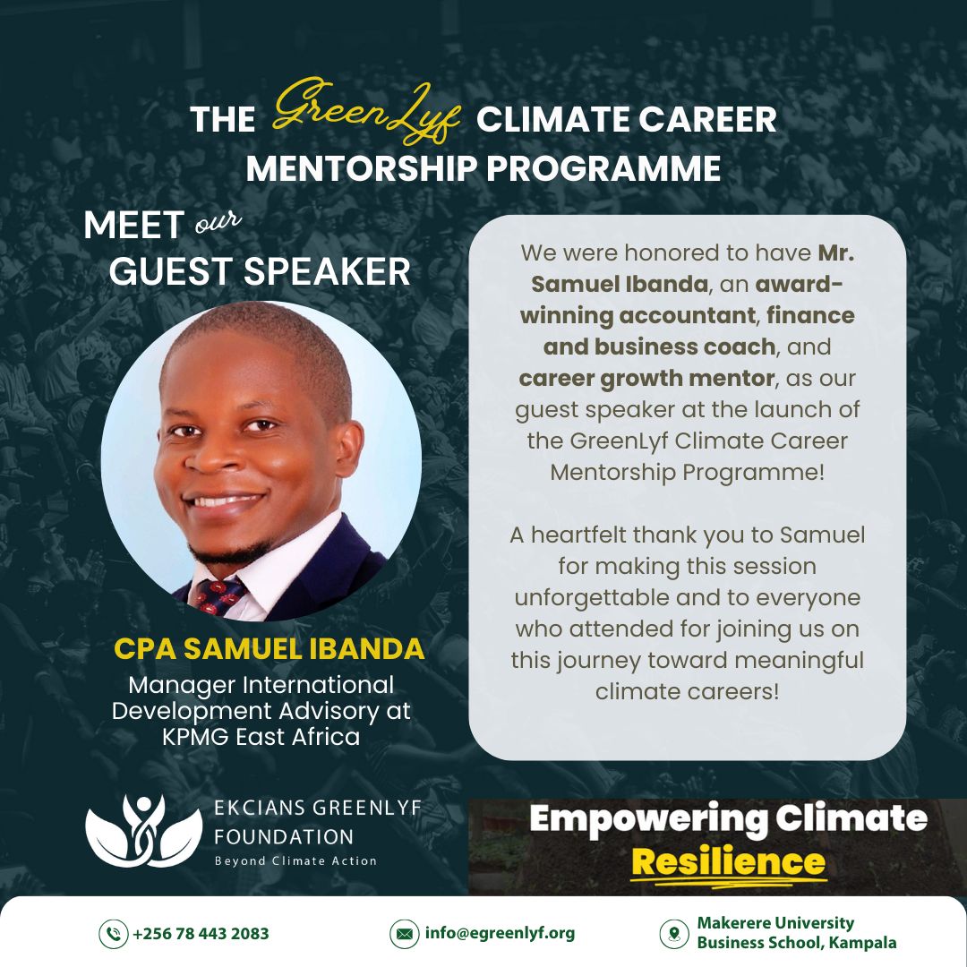 IbandaSamuel's tweet photo. I was honored to be a guest speaker at the launch of the @egreenlyf Ekcians GreenLyf Foundation's GreenLyf Climate Career Mentorship Programme! , where I shared my insights on how mentorship can shape lives and careers.

Thank you @4smartenergyC Samuel Kusasira for entrusting me with this responsiblity.

Reflecting on my own journey, I am reminded of how mentorship has been a cornerstone of my growth and a powerful ripple effect created by investing in others.

So, what makes a mentorship relationship impactful? Here are some key lessons:

✅ Mutual Respect: The foundation of trust, empathy, and open communication.

✅ Clear Expectations: Setting goals, roles, and boundaries from the start.

✅ Active Listening: Fully engaging, asking thoughtful questions, and seeking feedback.

✅ Embracing Vulnerability: Creating a safe space for experimentation, growth, and learning from failures.

✅ Consistency and Commitment: Regular check-ins, honoring commitments, and maintaining a long-term perspective.

To all the mentors and mentees out there: mentorship is a two-way street, a journey of mutual learning, growth, and empowerment.

Let’s continue to pay it forward, build meaningful connections, and inspire transformation, one relationship at a time.

What has been the most impactful mentorship advice you’ve received, or how has mentorship shaped your journey? Let’s share and inspire each other in the comments below!

Coach Samuel Ibanda.

#MentorshipMatters #LeadershipDevelopment #CareerGrowth #PersonalGrowth #Sustainability #ClimateLeadership