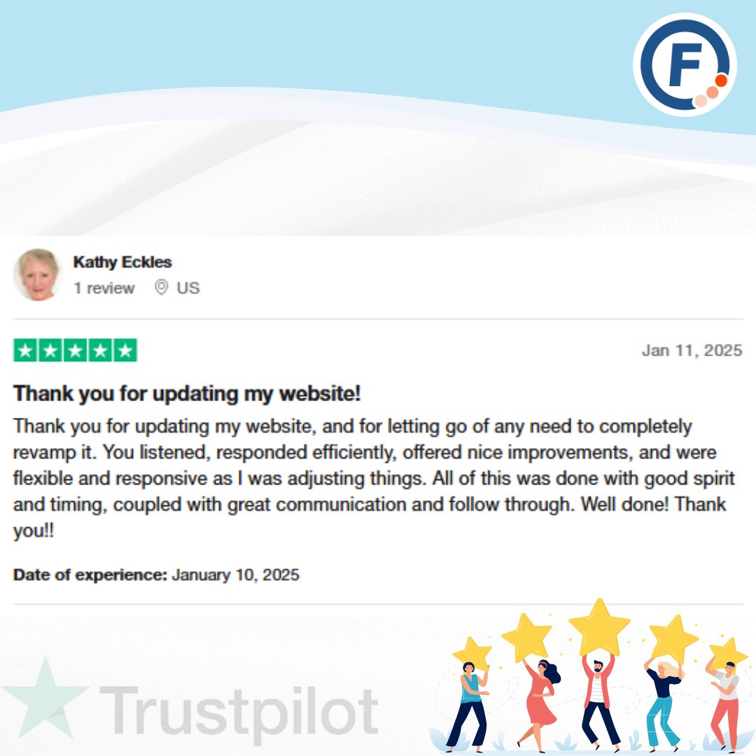firstwireapp's tweet photo. 🚀Happy Client's Review!
Thrilled to share the outstanding 5-star review from our incredible client, 𝐊𝐚𝐭𝐡𝐲 𝐄𝐜𝐤𝐥𝐞𝐬 (https://t.co/sFn38OPe2o)
A big congratulations to our Weebly team.
#firstwireapps #clientreview https://t.co/y4xUG2wUeq