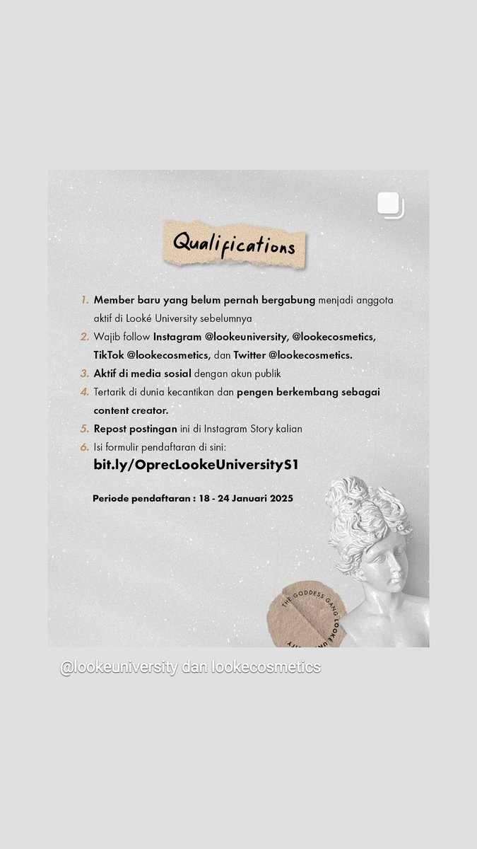 tiktisky's tweet photo. @lookecosmetics yuk ikutan https://t.co/VE5ExsSND7