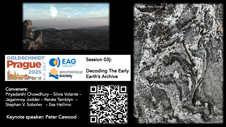 📢 Call for abstracts! Submit to our session at #Goldschmidt2025 in Prague: 03J - Decoding The Early Earth's Archive 🌍

📅 Abstract deadline: February 26, 2025 (23:59 CET/UTC+1)

👉 Details &amp; submission: conf.goldschmidt.info/goldschmidt/20…

#EarlyEarth #Goldschmidt