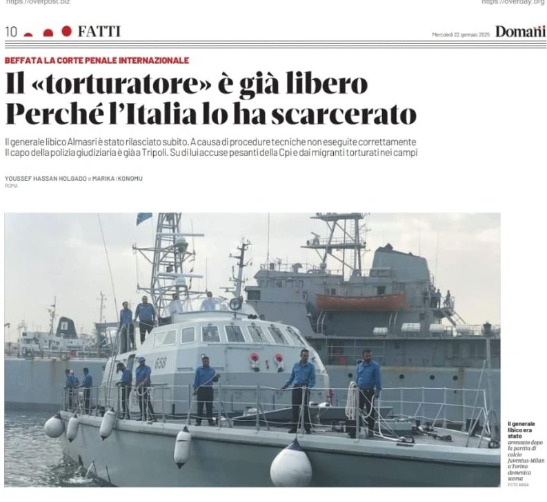 Orraffaela's tweet photo. "Cattureremo gli scafisti per tutto il globo terracqueo"
Ricordate babbei?
Uno è stato catturato il generale libico Almasri ebbene è stato immediatamente rilasciato a causa di procedure non eseguite correttamente
🤡 https://t.co/DF2RU4Ozxz