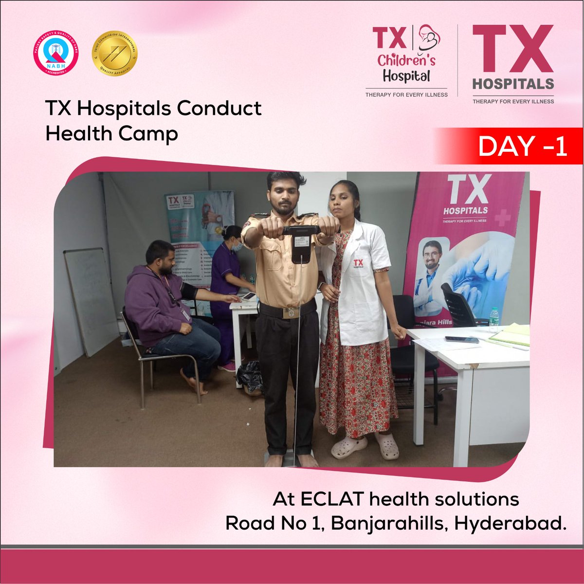 txhospitals's tweet image. 𝐘𝐨𝐮𝐫 𝐡𝐞𝐚𝐥𝐭𝐡 𝐦𝐚𝐭𝐭𝐞𝐫𝐬! 🩺 𝐅𝐫𝐞𝐞 𝐡𝐞𝐚𝐥𝐭𝐡 𝐜𝐚𝐦𝐩 𝐛𝐲 𝐓𝐗 𝐇𝐨𝐬𝐩𝐢𝐭𝐚𝐥𝐬 𝐚𝐭 𝐄𝐜𝐥𝐚𝐭, 𝐁𝐚𝐧𝐣𝐚𝐫𝐚 𝐇𝐢𝐥𝐥𝐬.
👉 𝐁𝐨𝐨𝐤 𝐲𝐨𝐮𝐫 𝐜𝐡𝐞𝐜𝐤𝐮𝐩 𝐭𝐨𝐝𝐚𝐲!

#txhospitals #TXHospitals #EclatHealthSolutions #HealthCamp #BanjaraHills