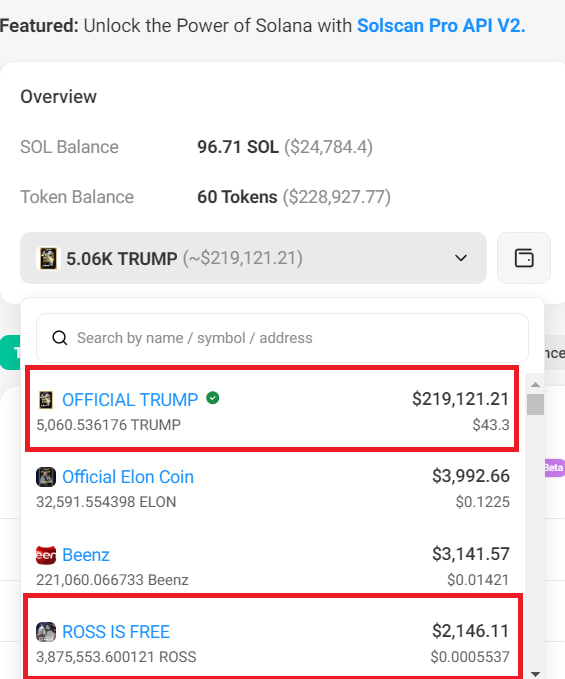 R0SS_ON_SOL's tweet photo. $TRUMP whales accumulating $ROSS right now🐳 https://t.co/nLviAd89BP
