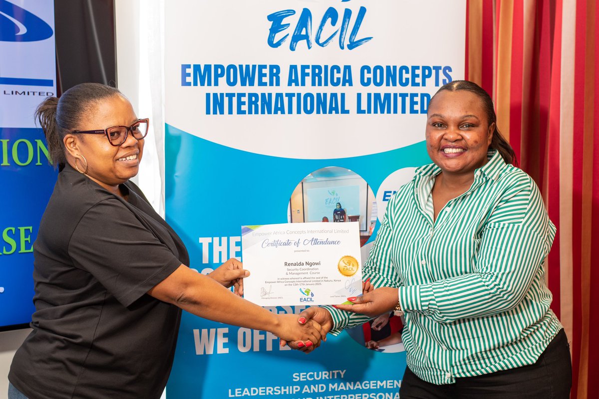 eacil_ke's tweet photo. Certificates were awarded by the CEO, who emphasized the value of this certification in enhancing skills, professionalism, and career growth. https://t.co/fRbOr57Ety