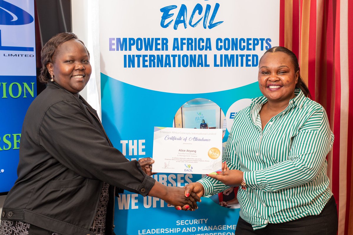 eacil_ke's tweet photo. Certificates were awarded by the CEO, who emphasized the value of this certification in enhancing skills, professionalism, and career growth. https://t.co/fRbOr57Ety