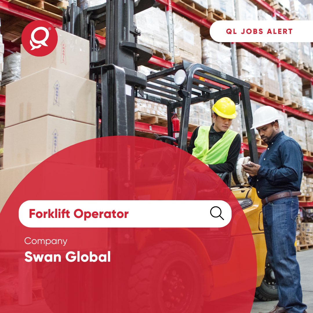 Qatarlivingjob1's tweet photo. Daily Jobs Alert! 📢

👤 Hiring Position: Forklift Operator 

✉️ Send your CV to : Aneesh.scaria@swan.qa

🔗 https://t.co/hl8JhMI87h

For more daily job alerts follow our Instagram account and Facebook Page.

#qatar #qatarlivingjobs #QLjobs #jobsinqatar #qatarjobs #jobalert https://t.co/YHURIt32LN