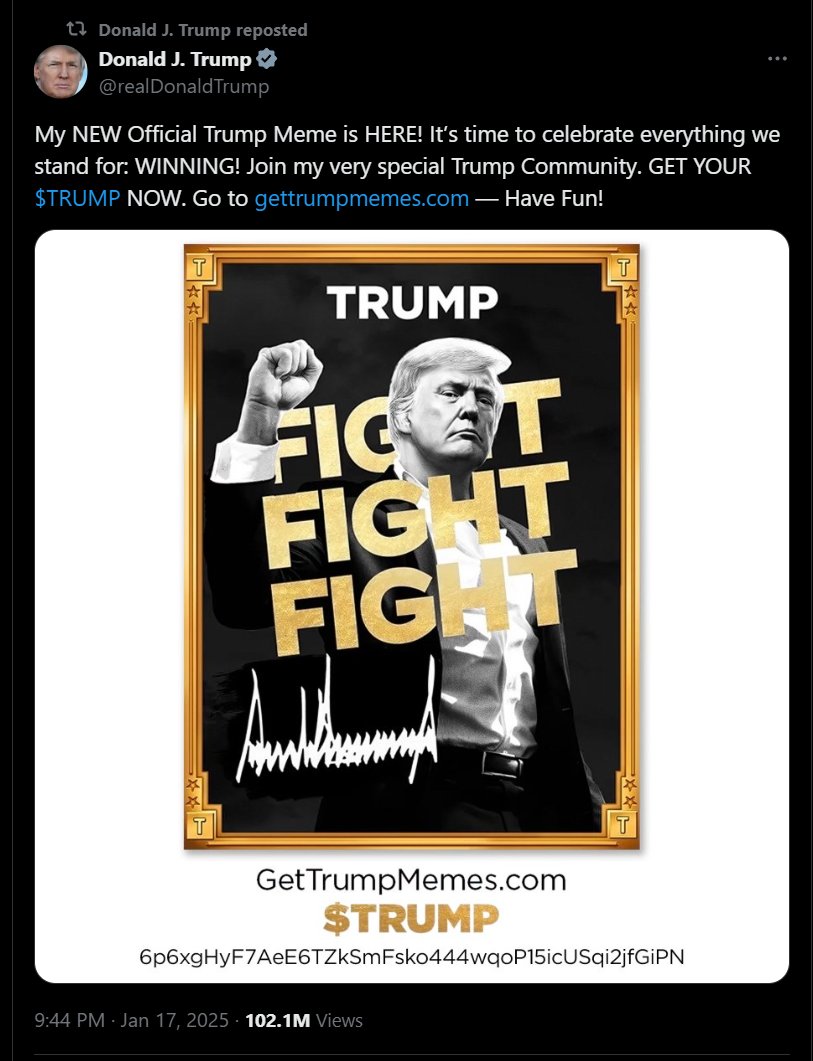 CashFlowRN's tweet image. Not sure if any of you are interest in what is happening with $Trump coin but I have been looking into some of these wallets that funded this whole thing trying to figure out who is behind it. Trump Coin was created at