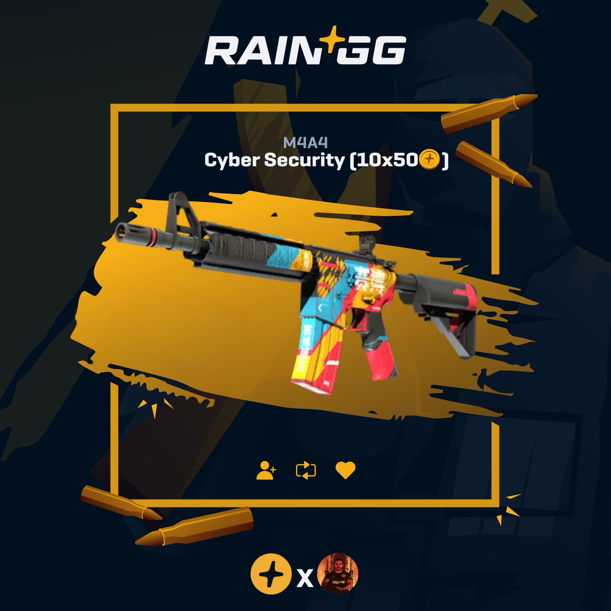 RAIN.GG 500 COIN GIVEAWAY (10x50) 

 LIKE + RT + Tag a friend
 Follow me and <a href="/raindotgg/">Rain.gg</a>

 Rolling winners in 7 days!