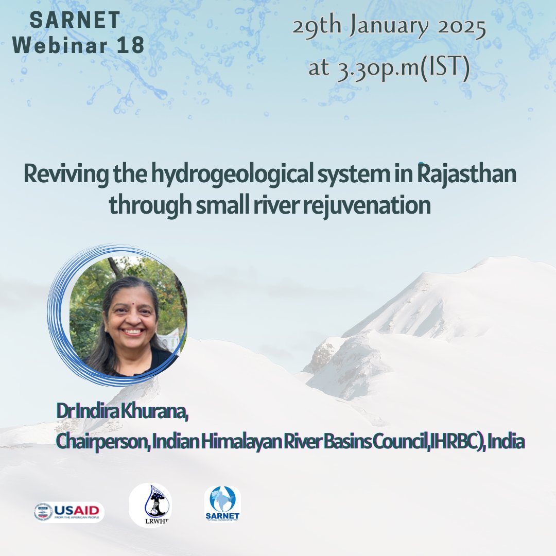 Drying up water sources in villages compels the community to migrate to urban regions seeking livelihoods. Capturing and storing rainwater can recharge groundwater, revive water bodies, and reverse migration.
Register:forms.gle/ySQeZ9RVNRc82W…

#rivers, #Rainwater