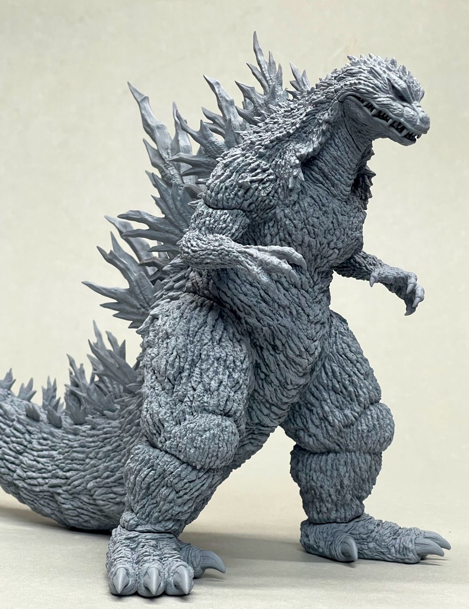 黒龍工房 ゴジラ1999 （20cm） 完成！ オリジナルの要素を崩さないよう