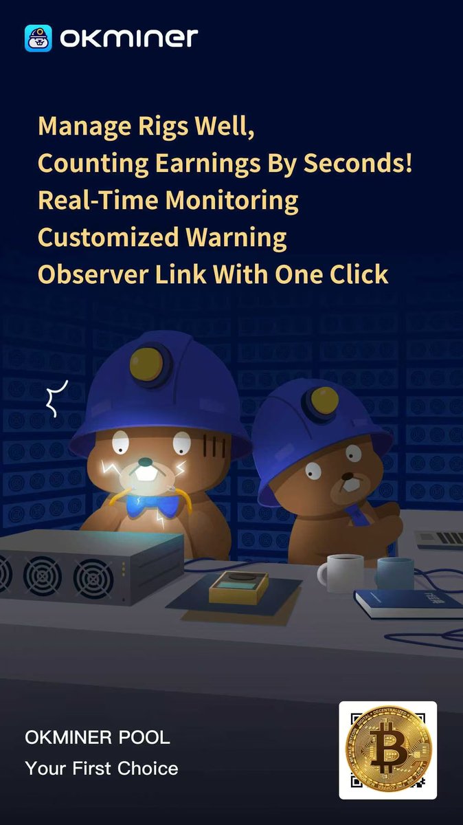 okminercom's tweet photo. Own #Bitcoin without spending a penny!
Yes, you heard it right

As long as you invite others to mine on #OKMINER
You will get a share of the cryptocurrency they mine

Invite your #miner friends and get lifetime rewards🎁
Learn more: https://t.co/06jGaPfUPY

#Mining #Miningpool https://t.co/mN2xkTluT8