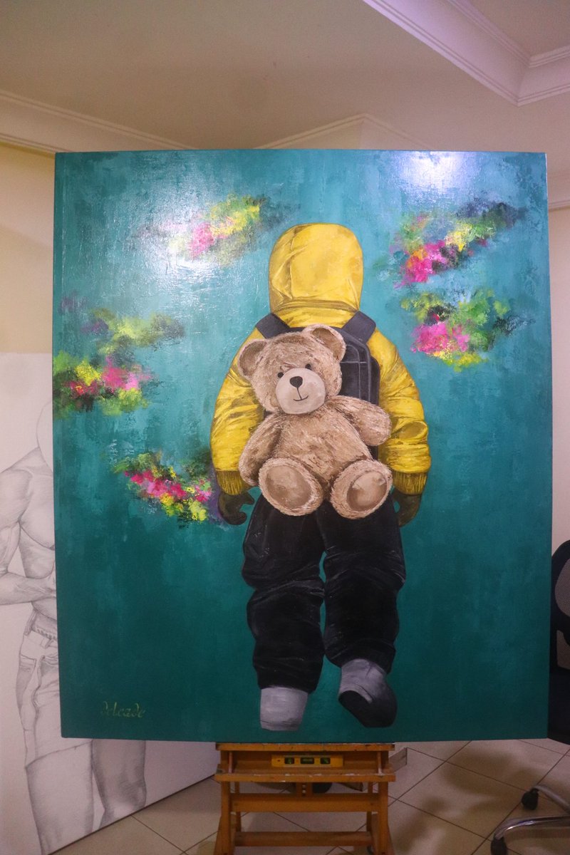 _deleade's tweet photo. END OF BEGINNING | Acrylic on Canvas
6 x 5ft | 72 x 60” | 183 x 152cm

Celebrate endings, as they precede further development and more substantial growth. https://t.co/Sa3ainzVfc