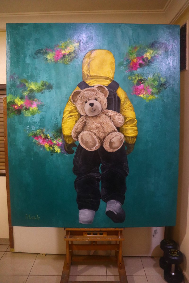 _deleade's tweet photo. END OF BEGINNING | Acrylic on Canvas
6 x 5ft | 72 x 60” | 183 x 152cm

Celebrate endings, as they precede further development and more substantial growth. https://t.co/Sa3ainzVfc