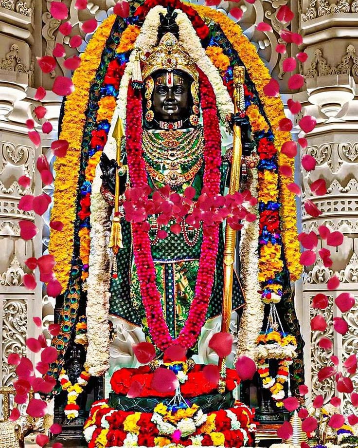 22 जनवरी ऐतिहासिक दिन है , 

अंग्रेजी कैलेंडर के अनुसार श्रीराम जन्मभूमि मंदिर में प्रभु श्री राम लला जी के विराजमान होने अर्थात प्राण-प्रतिष्ठा के प्रथम वर्ष की समस्त रामभक्तों को हार्दिक बधाई व शुभकामनाएं।

#जय_श्री_राम‌‌ #JaiShriRam