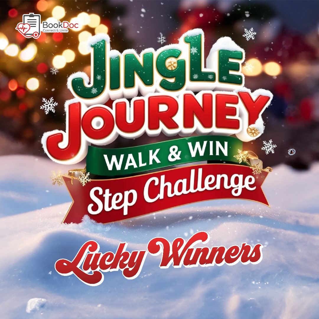 BookDoc's tweet photo. 🎉🏆 Congrats to the winner of the BookDoc Jingle Journey: Walk & Win Step Challenge! Your steps and determination brought you to the top! 💪👟
Thank you to all participants for making wellness fun and rewarding. Stay tuned for more challenges! ✨
#BookDoc #StepChallenge https://t.co/nFlaz3fApy
