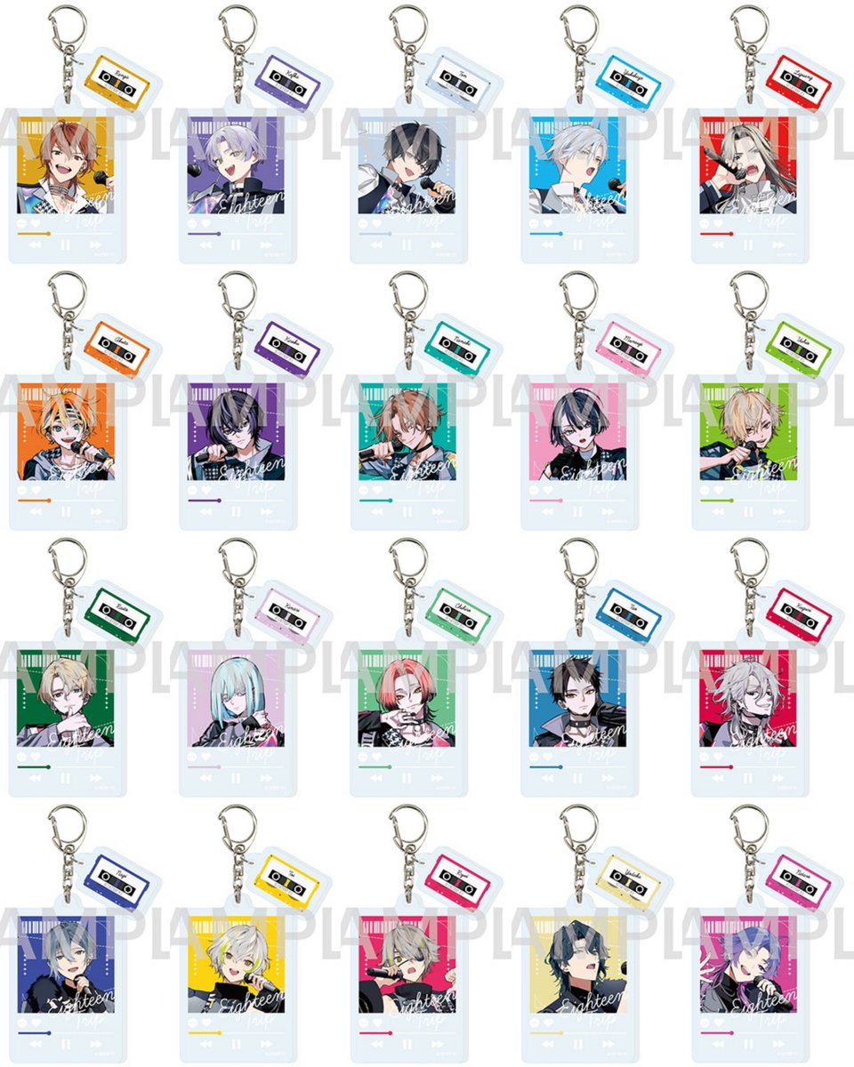 18TRIP × TOWER RECORDS CAFE】 『18TRIP』パーツ付きアクリル