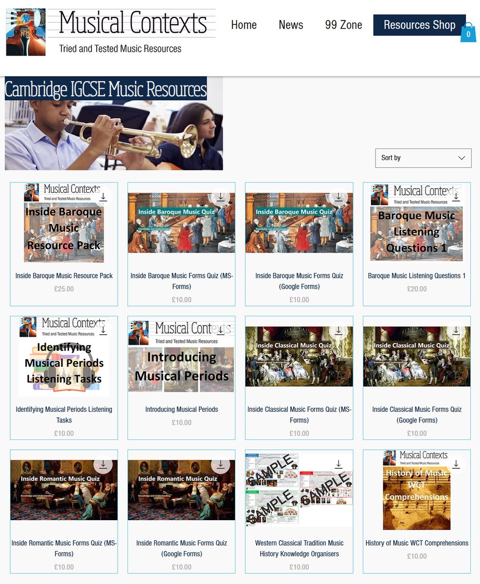 Musical Contexts has created its own page of resources to support the Cambridge IGCSE Music specification.
musicalcontexts.co.uk/cambridge-igcs…
Further resources to support this specification will be coming online soon...