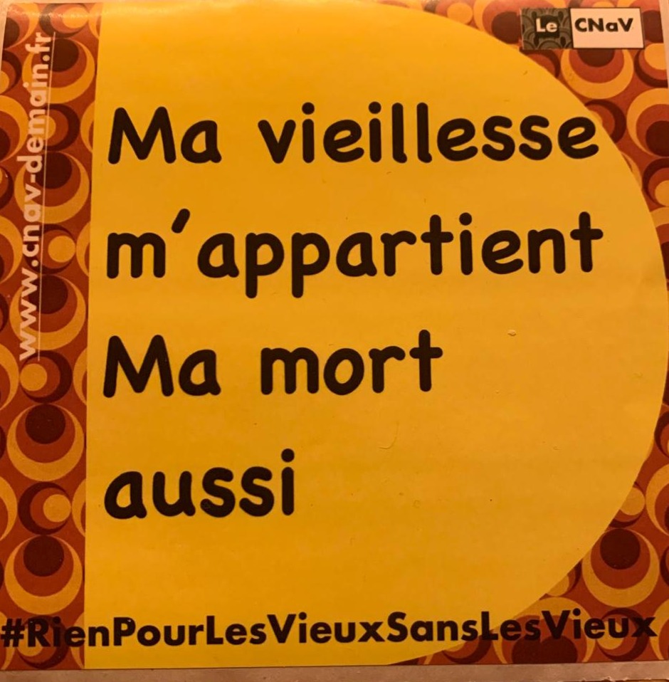 stonair33's tweet photo. @Europe1 @clairefourcade3 Cette médecin en soins palliatifs mène la dissidence contre l’aide à mourir...
C'est aux patients de choisir leur mort pas aux médecins. 
Les personnes âgées le savent bien( voir içi cet auto-collant du #Cnav qu organise un contre-salon à Bordeaux le 26,27,28 Septembre 2025. https://t.co/hx1R9arh7U