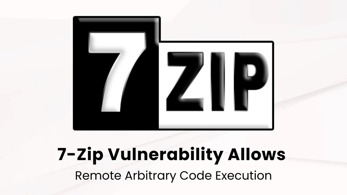 cncsocom's tweet photo. #infosec #hacking #CSO #cybersecurity #cybersecurity 
CVE-2025-0411:7-Zip Remote Code Execution 
https://t.co/DYbIlQurK2 https://t.co/YI7mOuhb7w