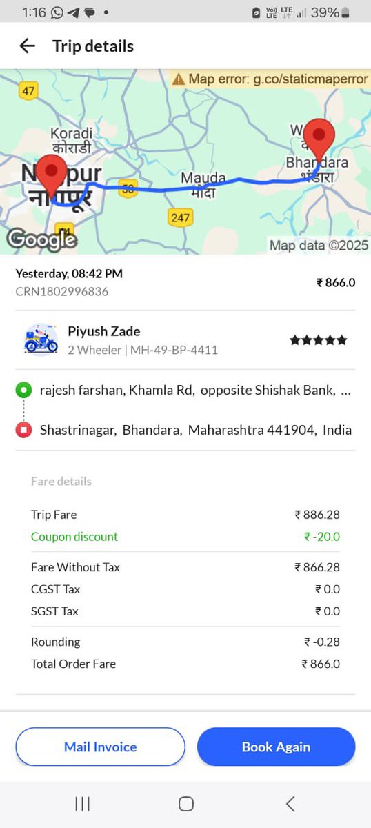 SaketWankar's tweet photo. ***Appreciation post***
Yesterday I booked a porter and the experience I got was superb outstanding infact the agent was so polite. Porter the best delivery application. 🫶😃 #portar @porterit_ #appreciation #post https://t.co/sONLZdbMOT