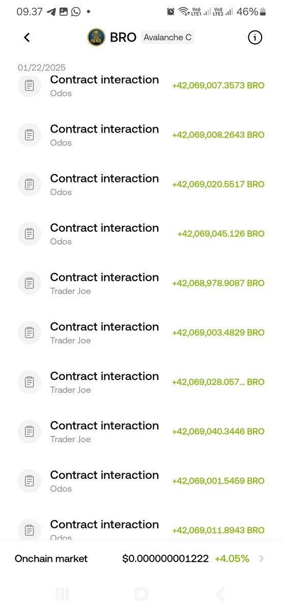 rosepocarie's tweet photo. @cryptojack $BRO launched fairly on AVAX!
A golden opportunity for its holders.
💧 No taxes &amp; high liquidity 🚫
🧙‍♂️ Powered by a great community.

Let's buy more $BRO 🚀

📄 CA: 0x42069000770c482fEd048e1Da03A5f82773abD69
🌐 Website: https://t.co/vx6OsLOpF7 https://t.co/XHMJydmxfA
